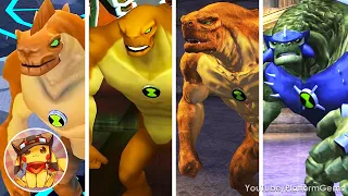 Evolution of Humungousaur in Ben 10 Games (2008-2011)