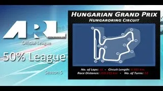 F1 2012 | ARL S5 Split 1 | Round 11: Hungarian GP Race Uncut