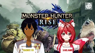 Monster hunter Rise part 2 with @Xaelamie  [Full VOD]