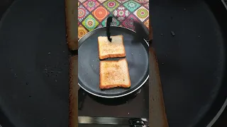 Easy Bread Toast - 2min Breakfast / Easy Breakfast / Bread Cheese Toast #shortvideo #shorts