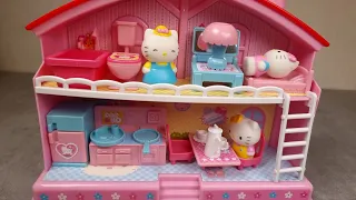 10 Minutes Satisfying with Unboxing New Hello Kitty House Sanrio | ASMR (no music)