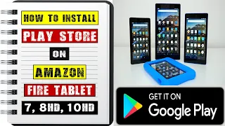 HOW TO INSTALL GOOGLE PLAY STORE ON AMAZON FIRE TABLET HD 10 2022 (ALL GENERATIONS)