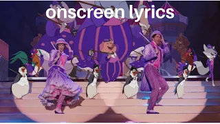 A Cover Is Not The Book from Mary Poppins Returns onscreen lyrics