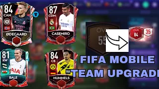 FIFA MOBILE 21 packs opening and team upgrade.