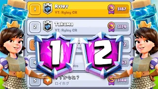 #1 BEST CLASH ROYALE DECK! - #1 and 2 GLOBAL