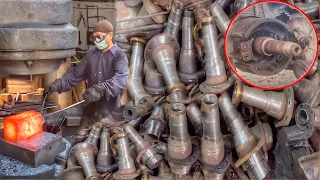 Amazing Process of Heavy-Duty Truck Axle Spindle Manufacturing in Local Factory