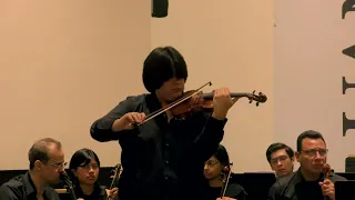 Sibelius: concierto para violín en re menor, op. 47 (Leonardo López Salcedo), OCUANL(Claudio Tarris)