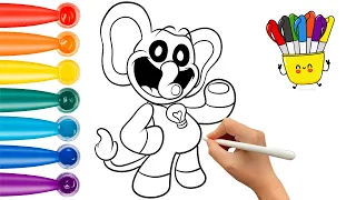 HOW TO DRAW bubba bubbaphant monster poppy playtime