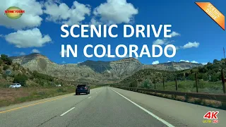 Colorado Scenic Drive on I-70 from Grand Junction to Denver | 4K 60fps