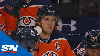 Connor McDavid Gets His OT Goal Disallowed In One Of The Closest Calls You'll See
