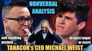 TanaCon CEO's Body Language Shows That Sad DOESN'T Always Mean Sorry | Nonverbal Analyst Reacts