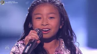 Celine Tam sings Fantastic How Far I'll Go & Judges Comments Semi Finals America's Got Talent 2017