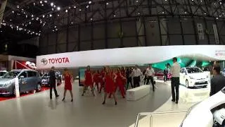 Geneva Motor Show 2012 Toyota Dance (Thursday, 08.03)