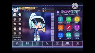 Sped up video of Remade Charlotte in Gacha Club
