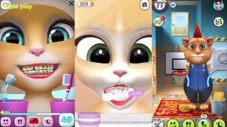 My Talking Angela VS My Talking Tom VS Emma the Cat Gameplay Great Makeover for Children H