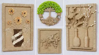 Do you Believe these Jute Wall Hanging Craft Ideas are made from Scrap?
