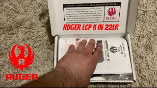 UNBOXING| Pocket Carry a 22LR?! *New* Ruger LCP II