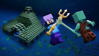 I Found A Golden Trident In Lego Underwater Lost Kingdom