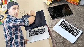 DESTROYING A MacBook Pro Prank!!