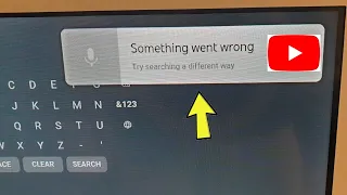 Smart TV YouTube Fix Something Went Wrong | Check your microphone settings Try again
