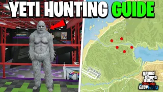 All 5 Yeti Hunt Locations! Easy $100,000 + YETI OUTFIT - GTA Online Christmas Treasure Hunt Guide