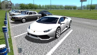 City Car Driving 1.4.1 Lamborghini Huracan Gameplay With Logitech G27!