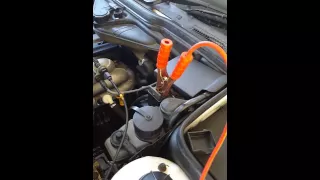 How to jumpstart your car with a drill battery.