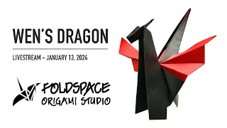 Wen's Dragon - Foldspace Origami Studio Livestream