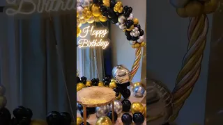 Ring setup 🔥 #birthday #balloons #balloonart #luxury #decoration #event #youtubeshorts #shorts