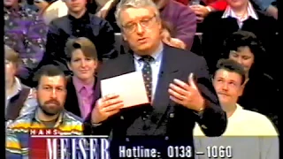 Beste Szene bei Hans Meiser Talkshow auf RTL 1995