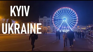 Kyiv Ukraine today! Night walking tour 2024