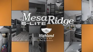 2022 Mesa Ridge S-Lite Product Video – Travel Trailer – Highland Ridge RV