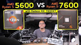รีวิวเทียบซีพียุ AMD Ryzen 5 7600 VS AMD Ryzen 5 5600 เล่นเกม ตัดต่อ เรนเดอร์งาน ต่างกันมากไหม