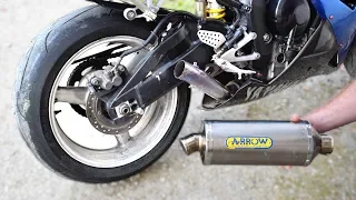 EXPERIMENT HOW YAMAHA R1 SOUNDS WITHOUT EXHAUST