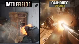 Call of Duty WWII vs Battlefield 1 | CAMPAIGN DETAILS COMPARISON | Comparativa de la campaña