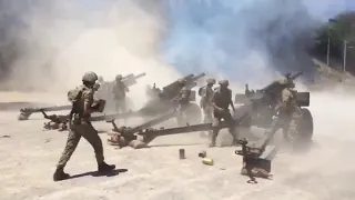 Turkish Artillery Was Doing Target Practice