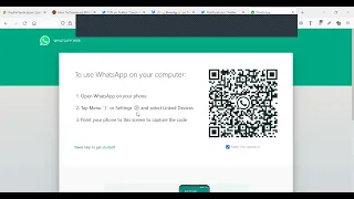 2 ways to fix whatsapp not connecting to computer Web QR Code