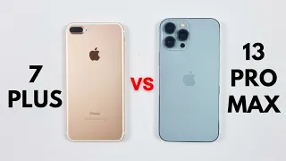 iPhone 7 Plus Vs iPhone 13 Pro Max Spees Test & Camera Comparison 2023