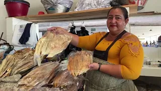 Precios del pescado seco y mariscos para platillos de semana santa