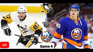 Game 4 | Pittsburgh Penguins vs NY Islanders LIVE STREAM | Live Play-by-Play Reaction | NHL Playoffs