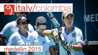 Italy v Colombia – Compound Women's Team Gold Final | Medellin 2015
