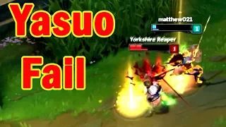 Funny/Fail Compilation - Yasuo Fail Montage | League of Legends