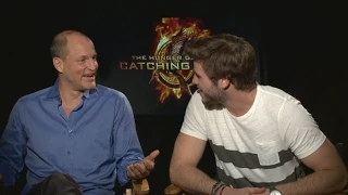 CATCHING FIRE Interviews - Jennifer Lawrence, Josh Hutcherson, Liam Hemsworth, Sam Clafin, more