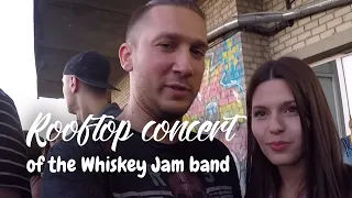 Rooftop concert of the Whiskey Jam band in KHARKIV, UKRAINE | thekonst travel vlog