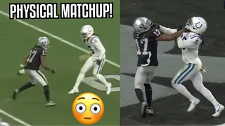 Davante Adams Vs Stephon Gilmore 🤬 PHYSICAL MATCHUP! (WR vs CB) Colts Vs Raiders 2022 highlights