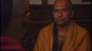 Chanakya and Acharya Ajay discussing divisive politics