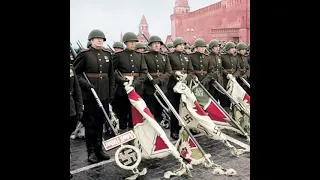 Парад Победы 1945 года на Красной Площади в Москве