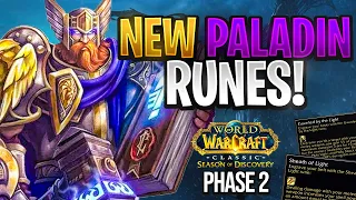 Holy for DPS?! "Shockadin" or pure Ret? New Paladin runes revealed! WoW Classic SoD