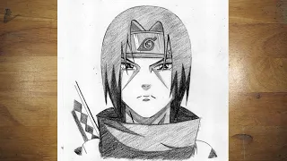 Anime Drawing | How To Draw Itachi For Beginners! Easy Tutorial!
