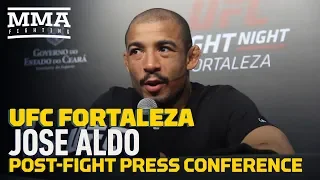 UFC Fortaleza: Jose Aldo Post-Fight Press Conference - MMA Fighting